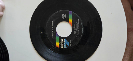 7-inch 45 RPM Vinyl RecordLong Hot Summer"(You Keep Me) Hangin' On" By Joe Simon