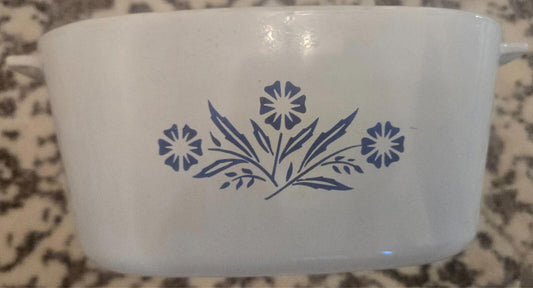 Vintage Corning Ware Cornflower Casserole Dish 8 04 A-3-B 3 Liter
