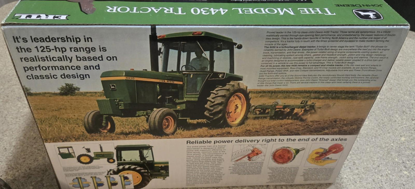John Deere ERTL Model 4430 Diesel Farm Tractor 60th  1 Edition Precision Key