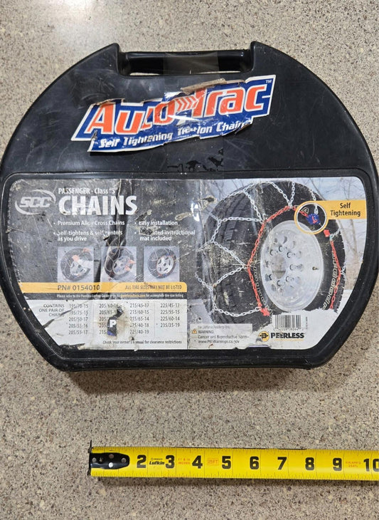 One Pair Auto Track Self Adjusting Automotive Tire Chains