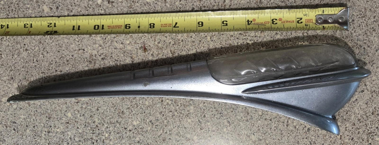 VTG Late 40's Chrome And Lucite Illuminated Plymouth Mayflower Hood Ornament