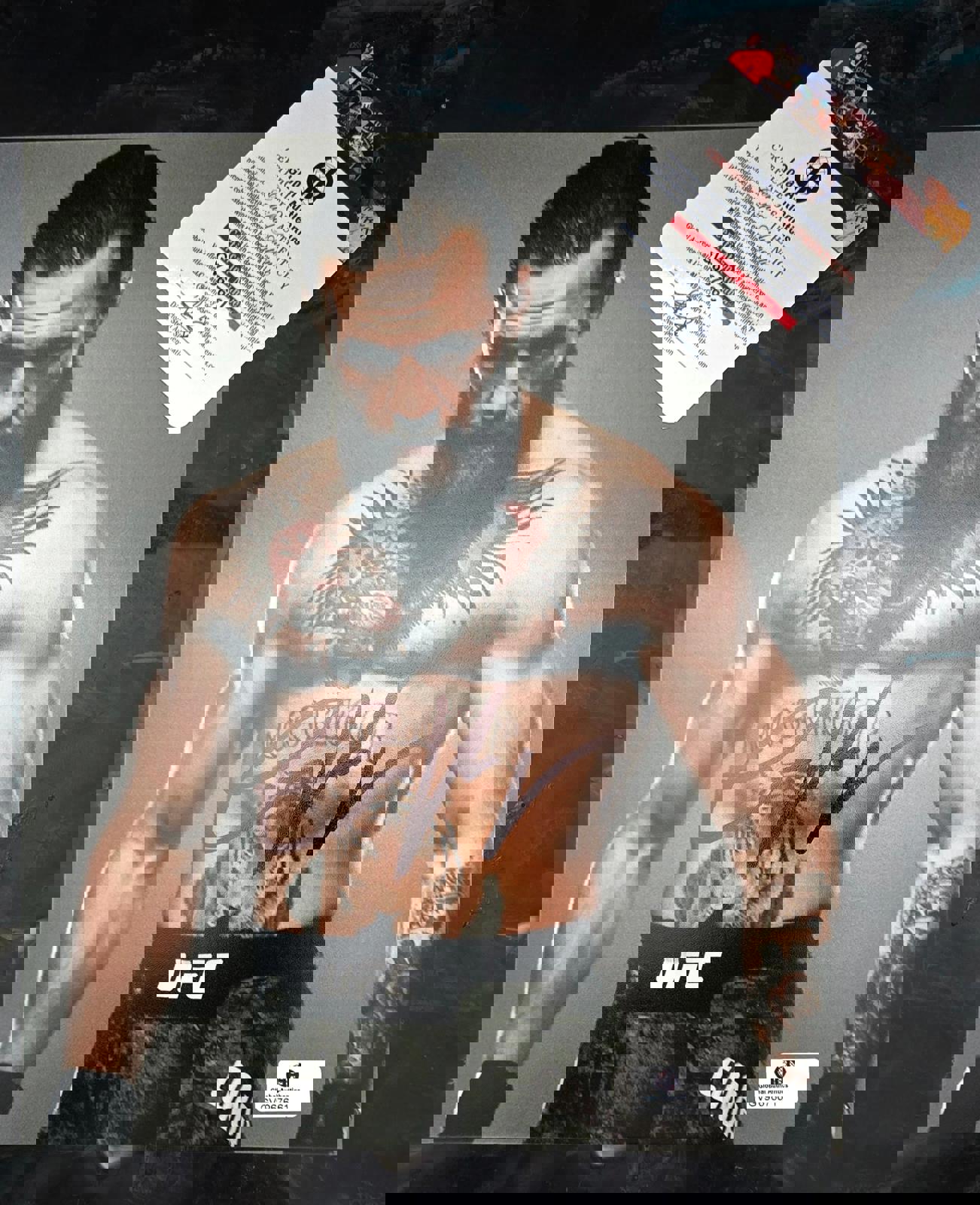 Conor McGregor UFC Autographed 8x10 Photo coa