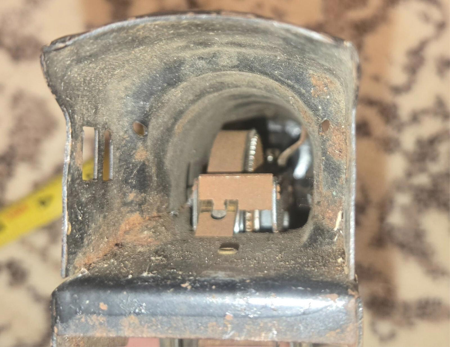 Vintage Marx Tin Metal Black Wind Up Railroad Locomotive No Key 1950's