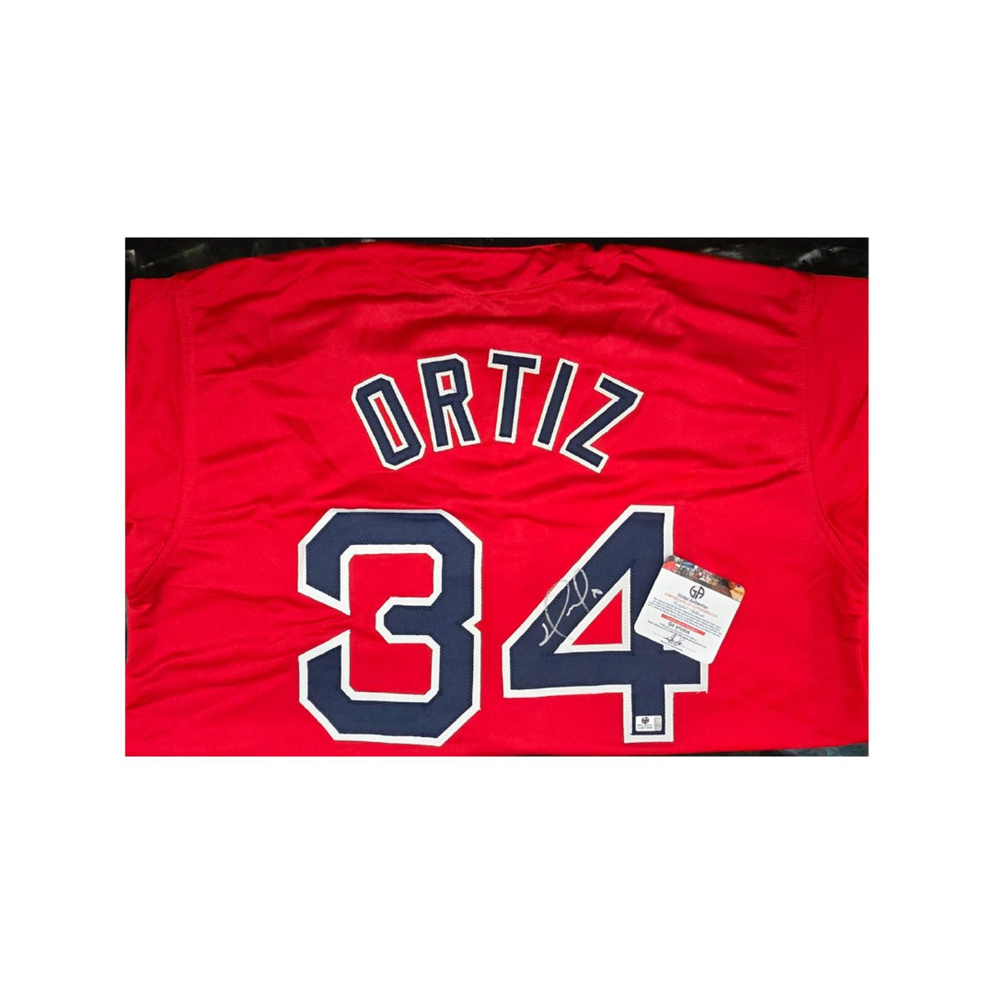 David Ortiz Boston Red Sox Autographed Custom Baseball Jersey With COA