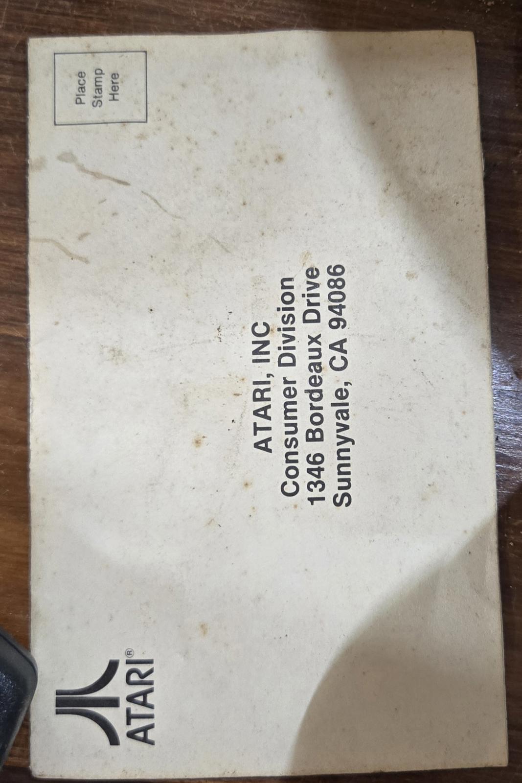 Atari Video Computer System CX-2600 Model 2 Joysticks 4 Paddle Controller