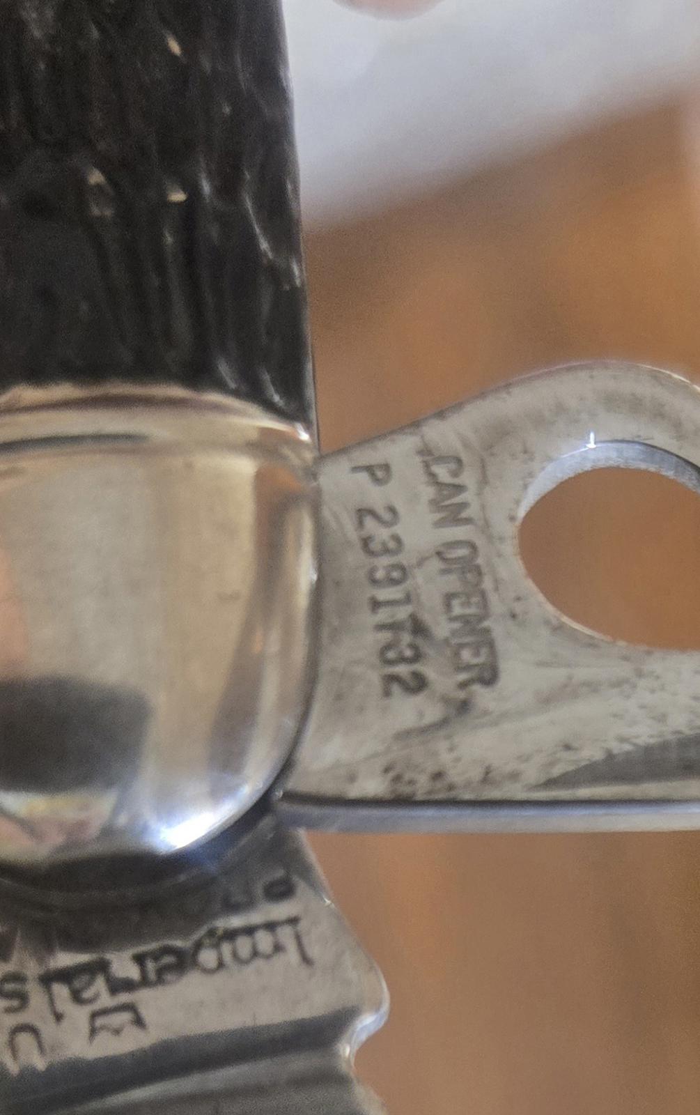 Vintage Imperial Kamp King 4 Blade Pocket Knife Scout Camp Hiking