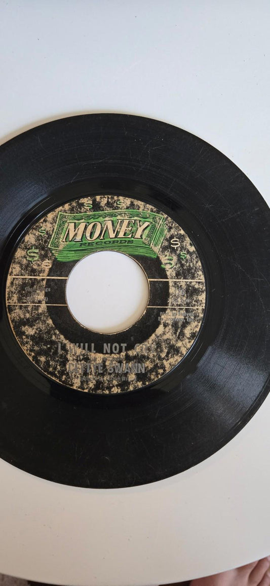 7-inch 45 RPM Vinyl Record "I Will Not Cry" "Make Me Yours" Little Swann