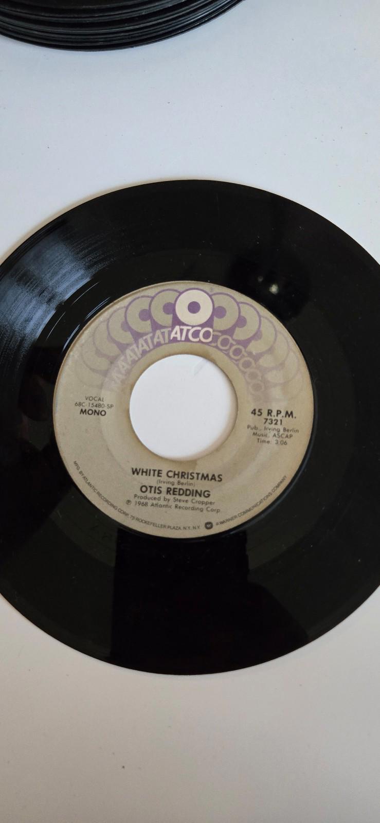 7-inch 45 RPM Vinyl Record "Merry Christmas, Baby" "White Christmas"Otis Redding