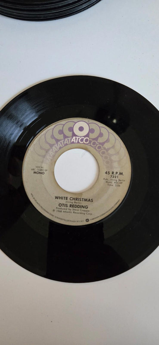 7-inch 45 RPM Vinyl Record "Merry Christmas, Baby" "White Christmas"Otis Redding