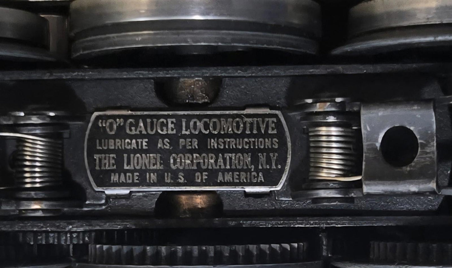 Post War Lionel Steam Locomotive # 224 Model Train W/ Whistle Coal Tinder 2466w