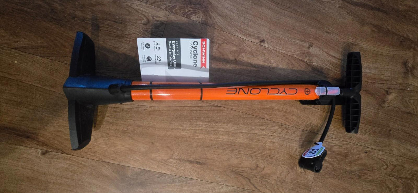 Schwinn! Best Pro High Pressure Cyclone Floor Pump