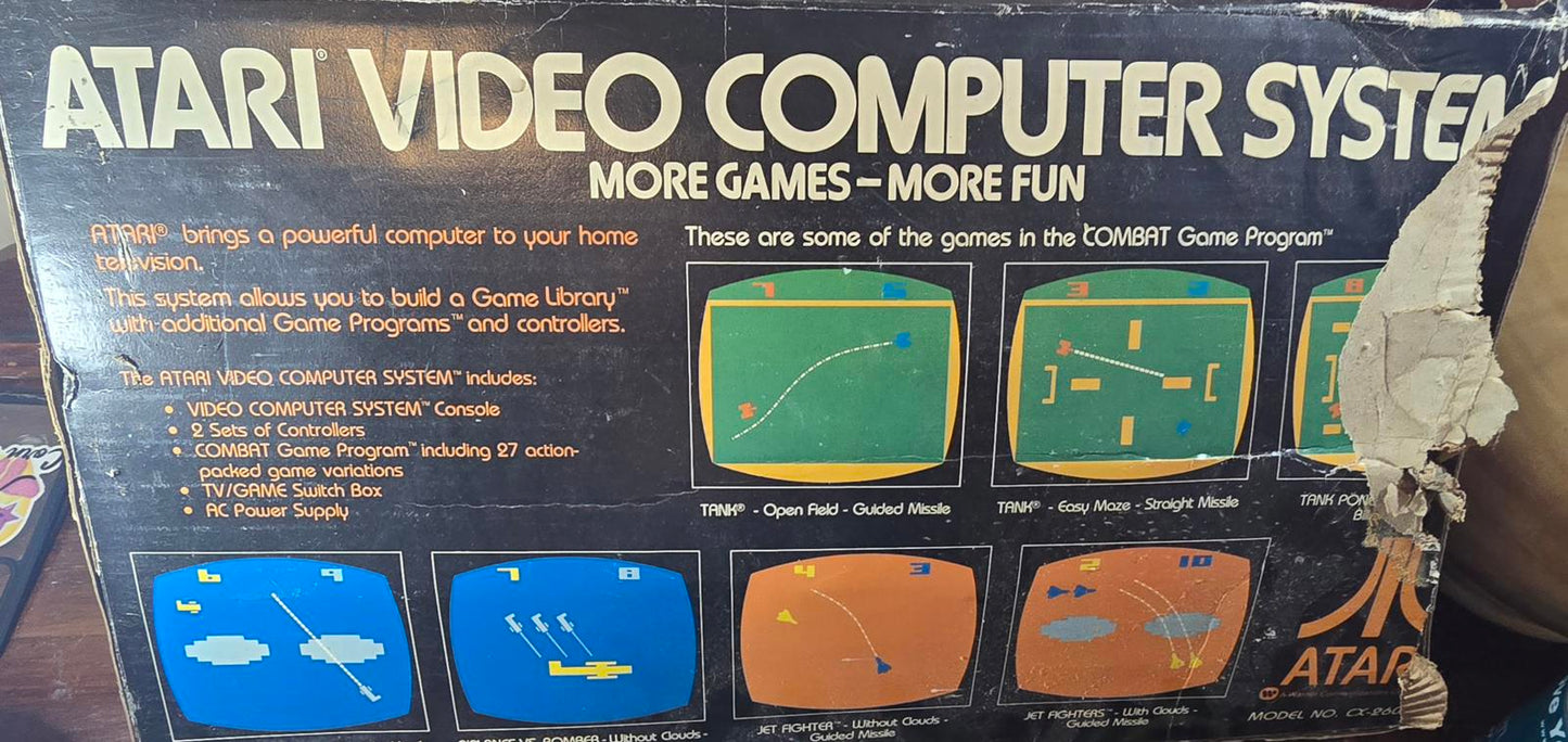 Atari Video Computer System CX-2600 Model 2 Joysticks 4 Paddle Controller