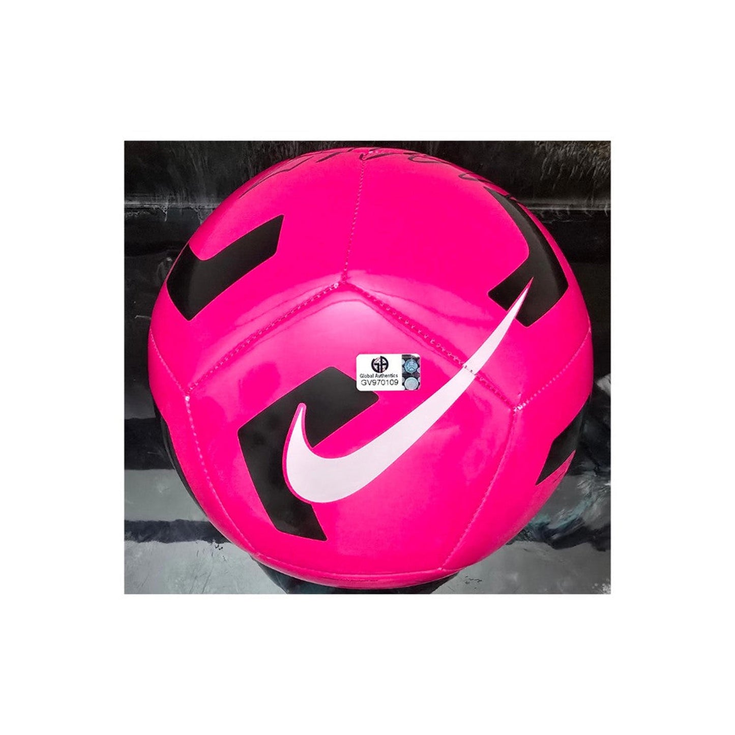 Cristiano Ronaldo Al-Nassr Autographed Nike Soccer Ball coa