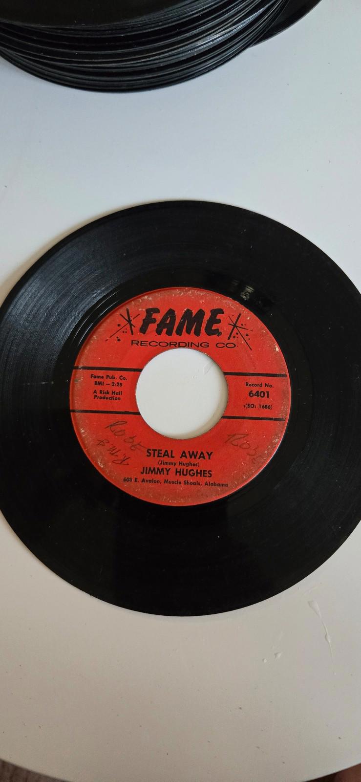 7-inch 45 RPM Vinyl RecordLolly Pops, Lace and Lipstick /Steal Away Jimmy Hughes