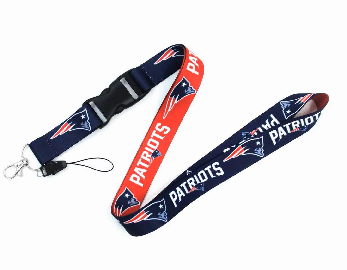 NFL Team Reversible Lanyard with Detachable Clip/Key Ring