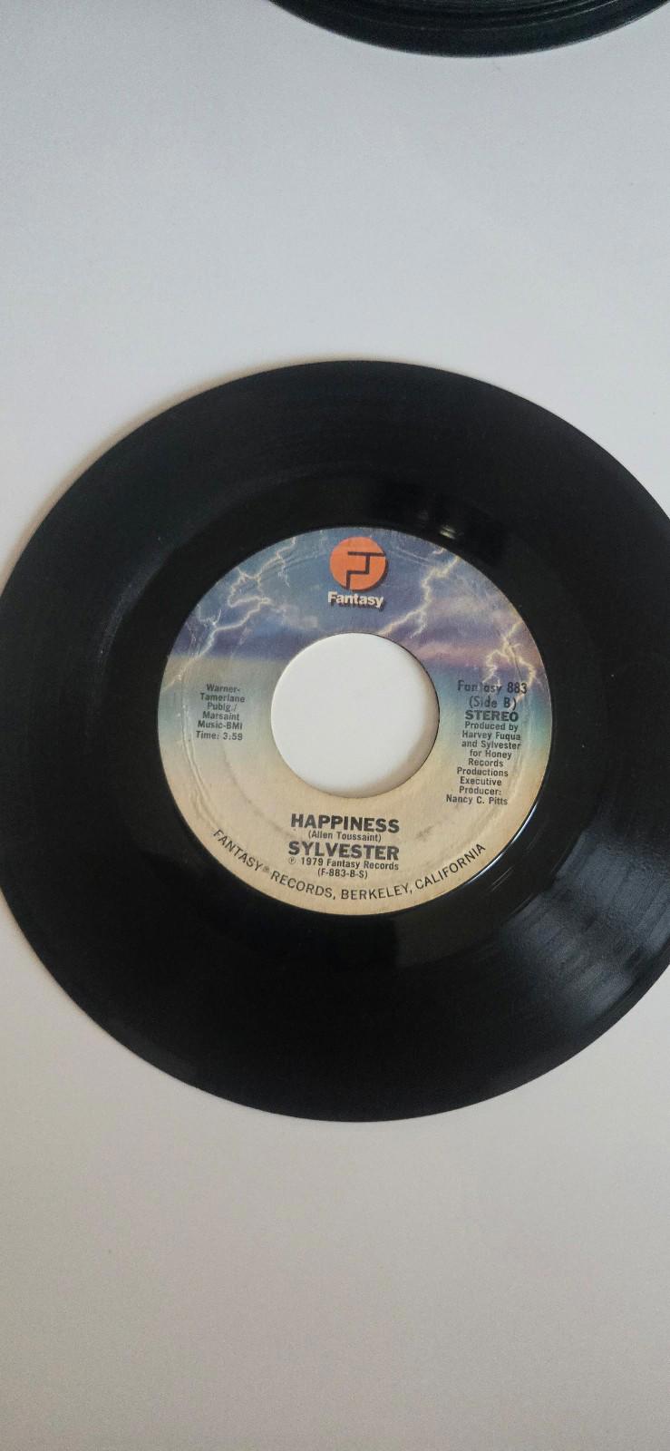 7-inch 45 RPM Vinyl Record "Happiness" "You Are My Friend" By Sylvester