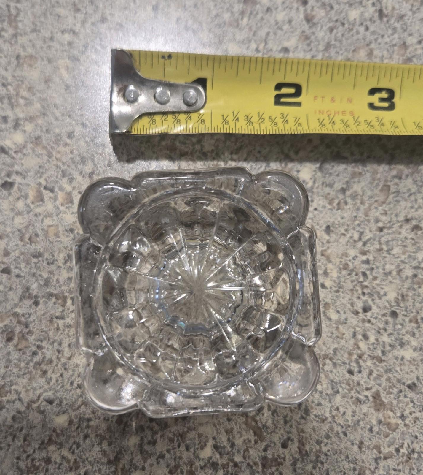 2 Exquisite Cut Glass Ink Wells