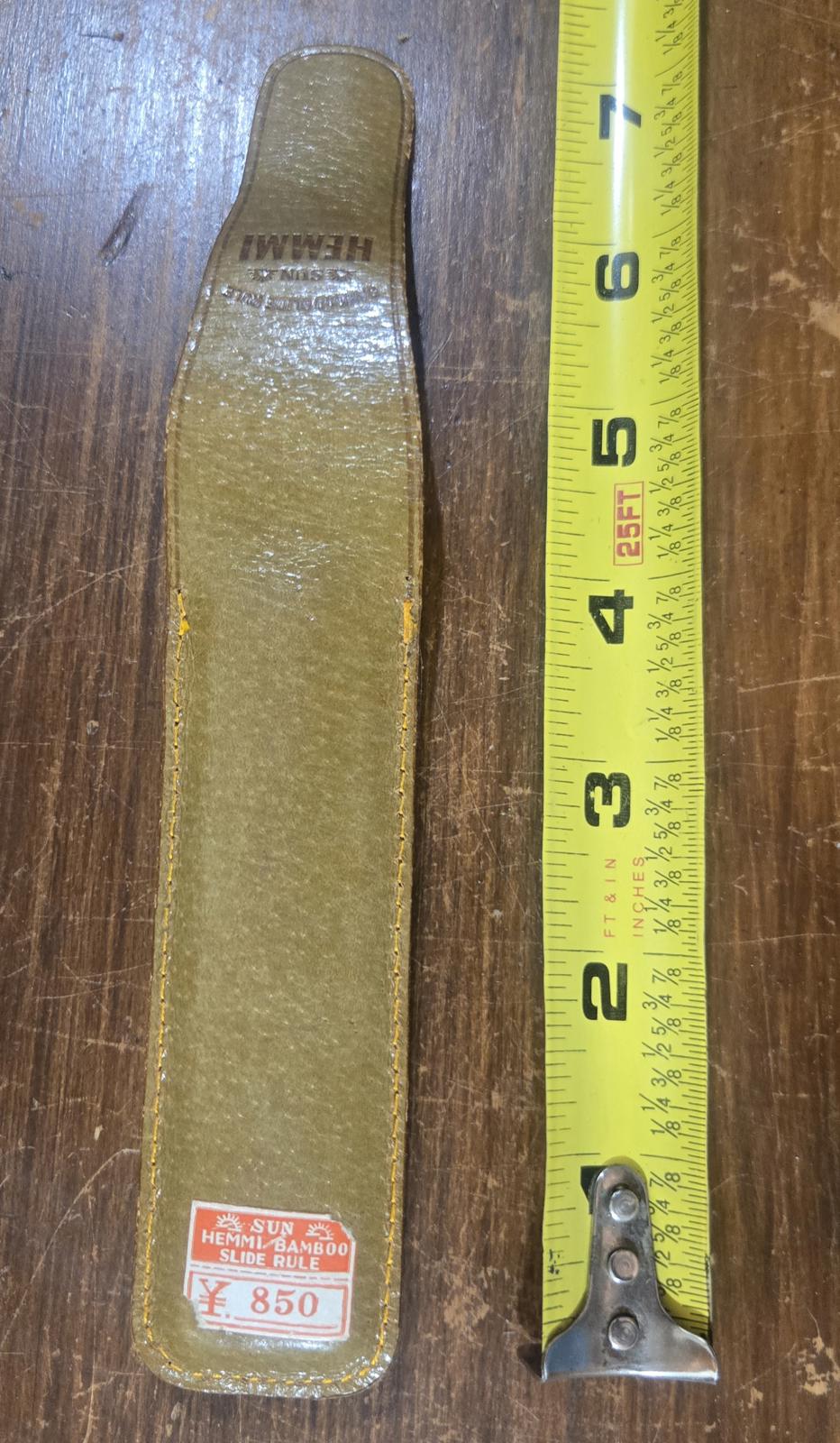 Vtg Sun Hemmi Japanese Slide Rule Mechanical Analog Computer.