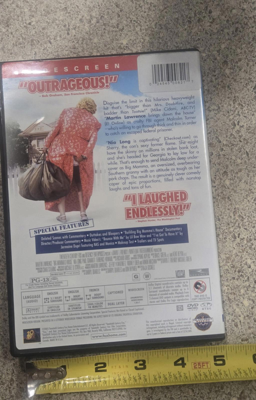 Big Momma's House (DVD, 2000)