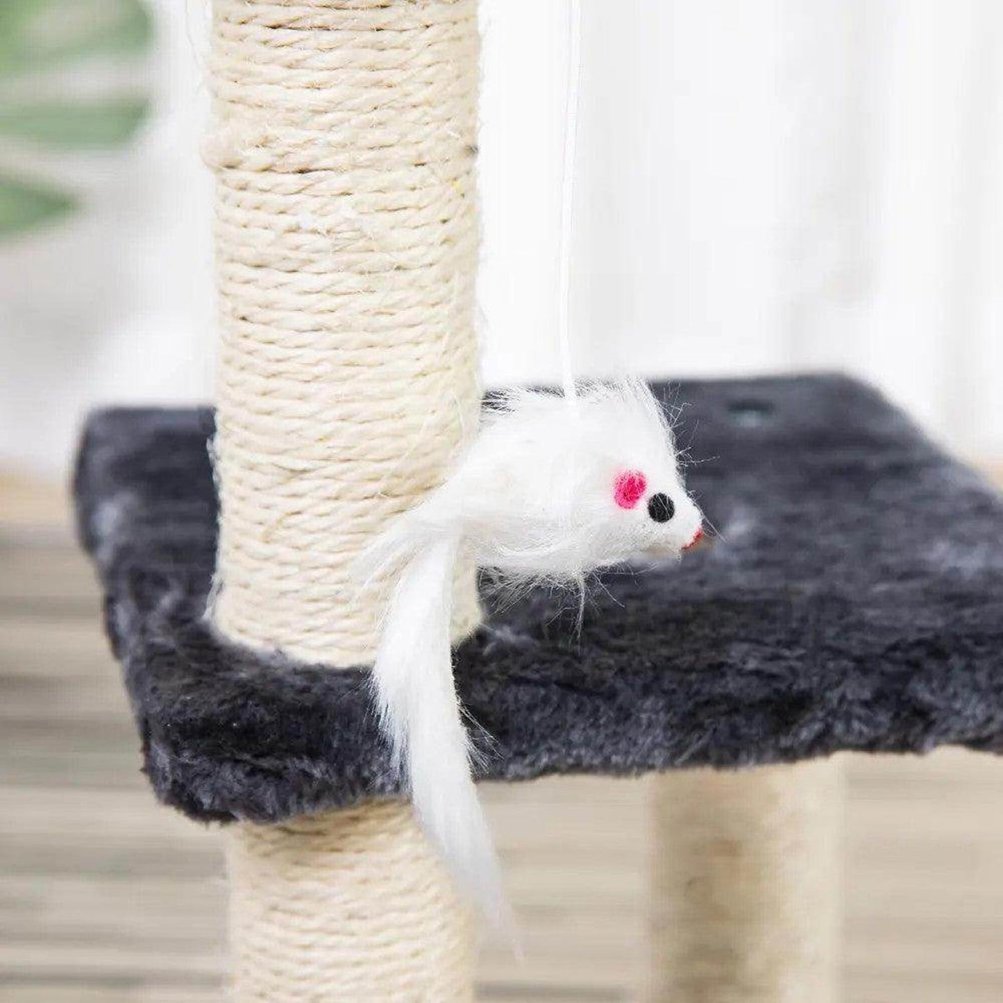 Active Cat Tower with Jumping Platform for Indoor Fun
