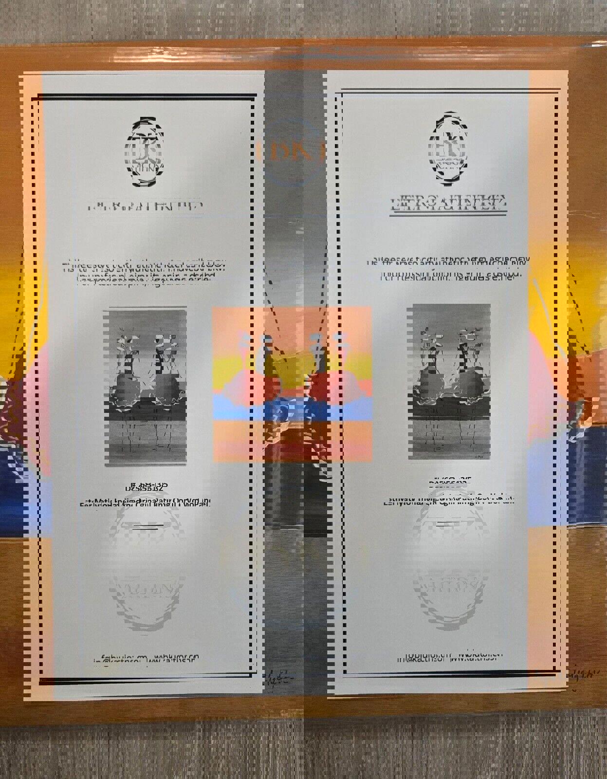 Original Painting Oil on Wood Panel by Ester Myatlov Hand Signed with LoA Coa