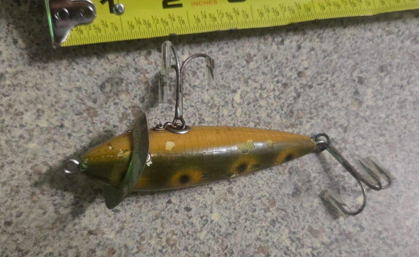 VTG #210 Surface Frog Fishing Lure Genuine Heddon Dowagiac Minnow  Box & Insert
