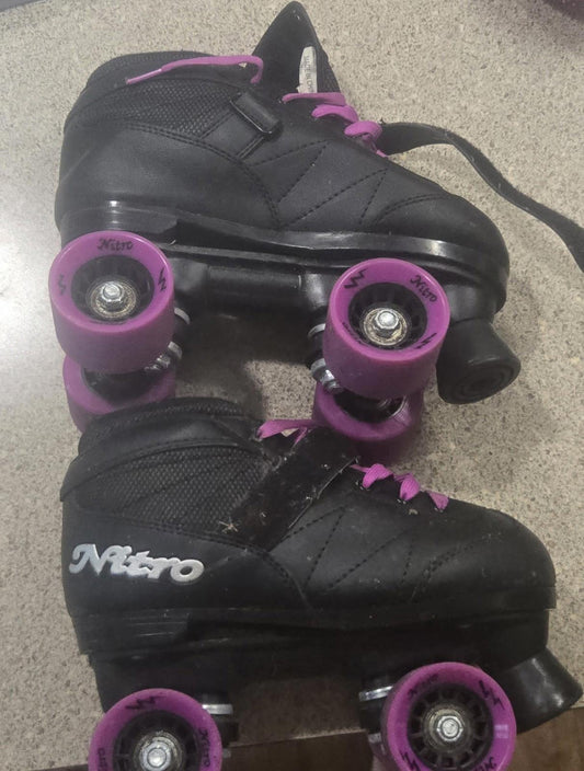 Epic Skates Super Nitro Quad Speed Roller Purple Size US 4