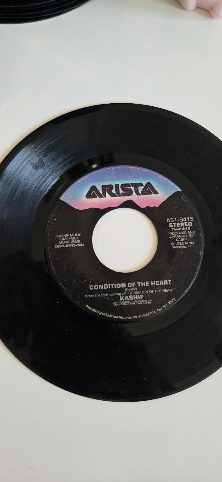 7-inch vinyl 45 RPM LP "Condition of the Heart" Help Yourself to My Love Houstin