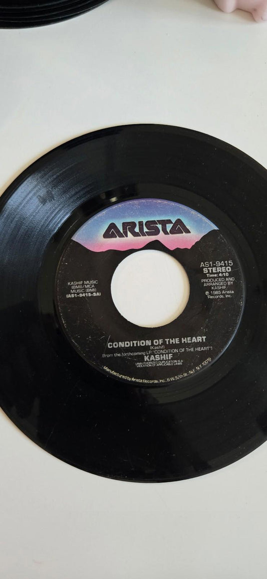 7-inch vinyl 45 RPM LP "Condition of the Heart" Help Yourself to My Love Houstin