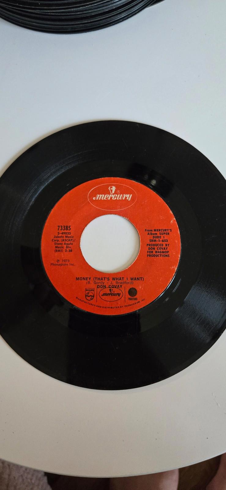 7-inch 45 RPM Vinyl RecordI Was Checkin' Out She Was Checkin' In,Money Don Covay