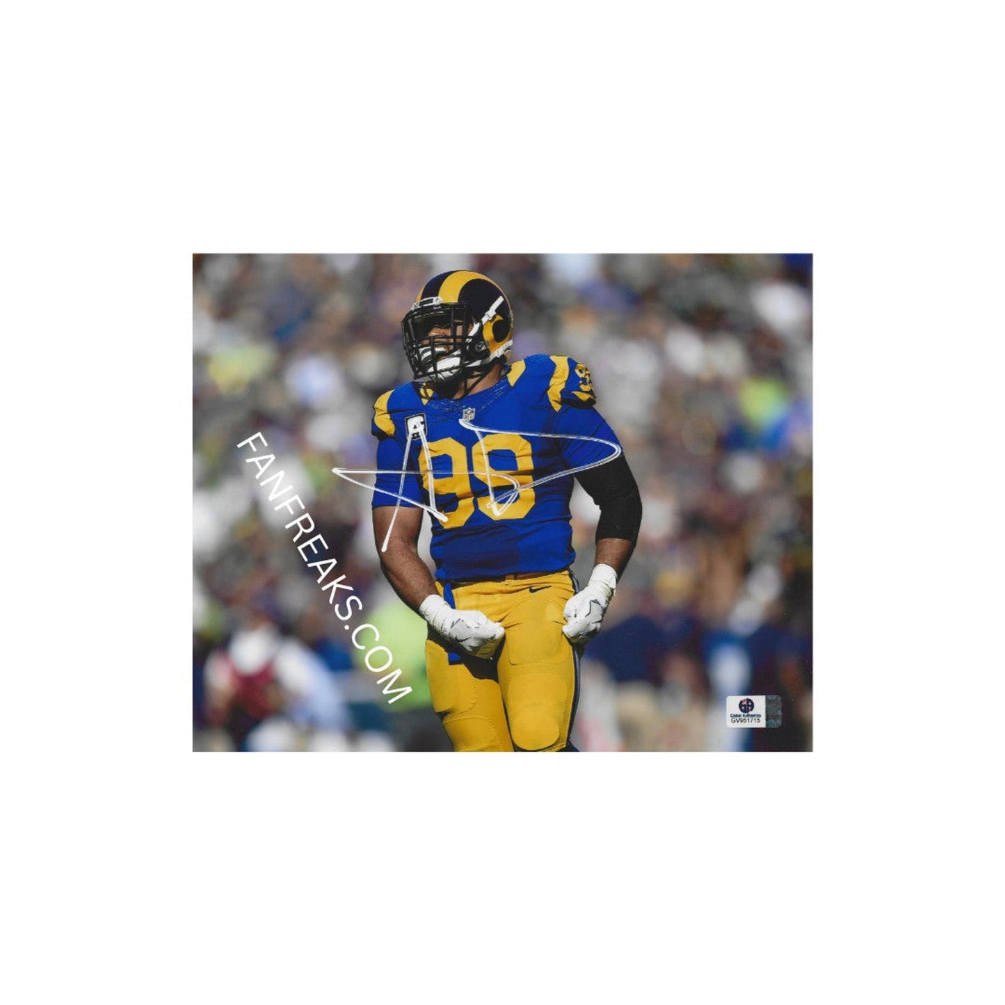 Aaron Donald Los Angeles Rams Autographed 8x10 Reprint