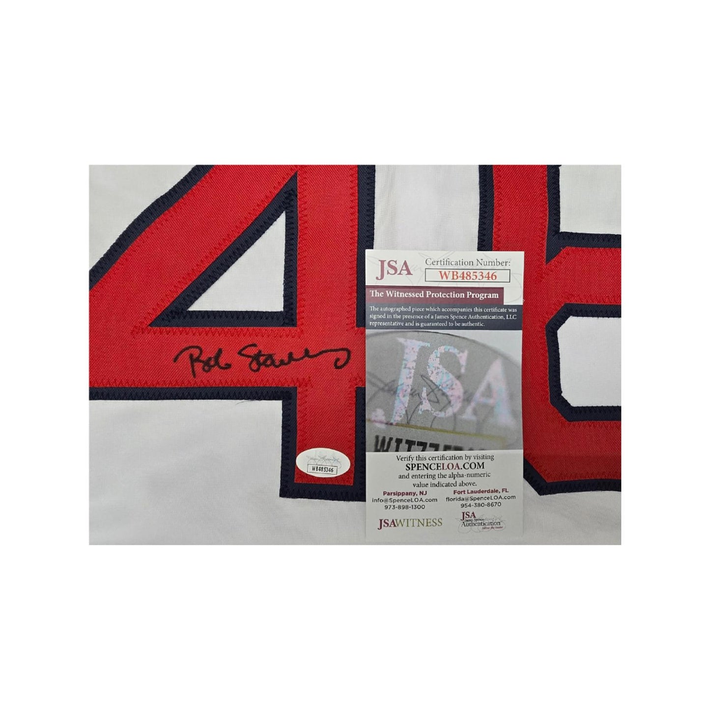 Bob Stanley Boston Red Sox Autographed Custom Baseball Jersey coa