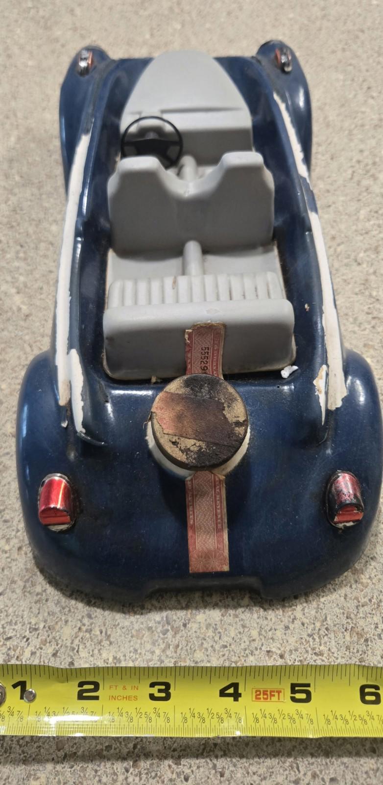 Volkswagen Beetle Car Liquor Jim Beam Decanter Ceramic Anniversary
