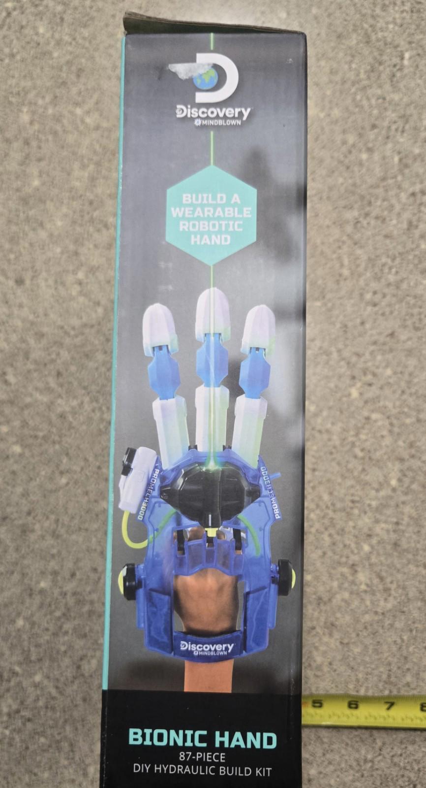 Discovery #Mindblown Bionic Hand Diy Hydraulic Build Kit Wearable Robot Toy