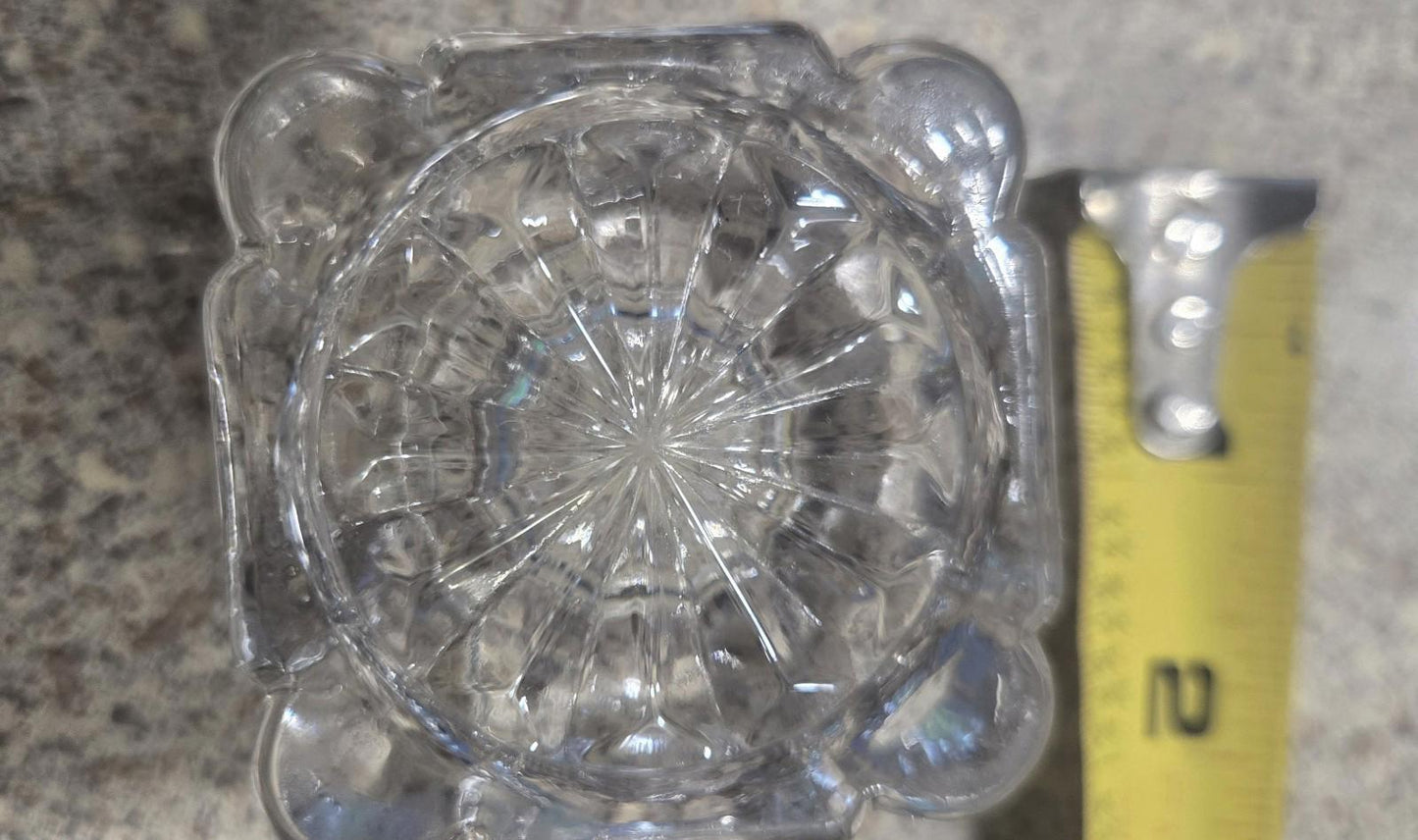 2 Exquisite Cut Glass Ink Wells