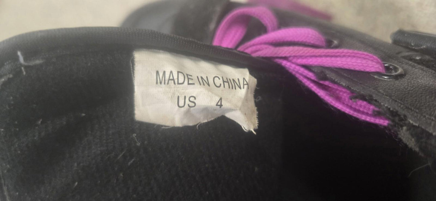 Epic Skates Super Nitro Quad Speed Roller Purple Size US 4