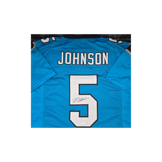 Diontae Johnson Carolina Panthers Autographed Custom Football Jersey With COA