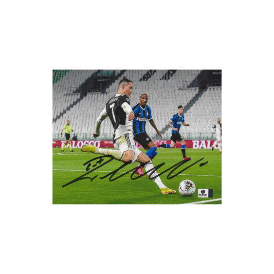 Autographed Cristiano Ronaldo Juventus FC 8x10 Photo coa