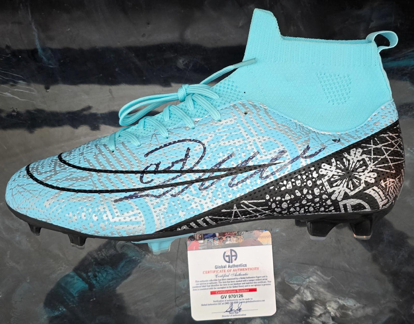 Cristiano Ronaldo Al-Nassr Autographed Nike Soccer Cleat With COA