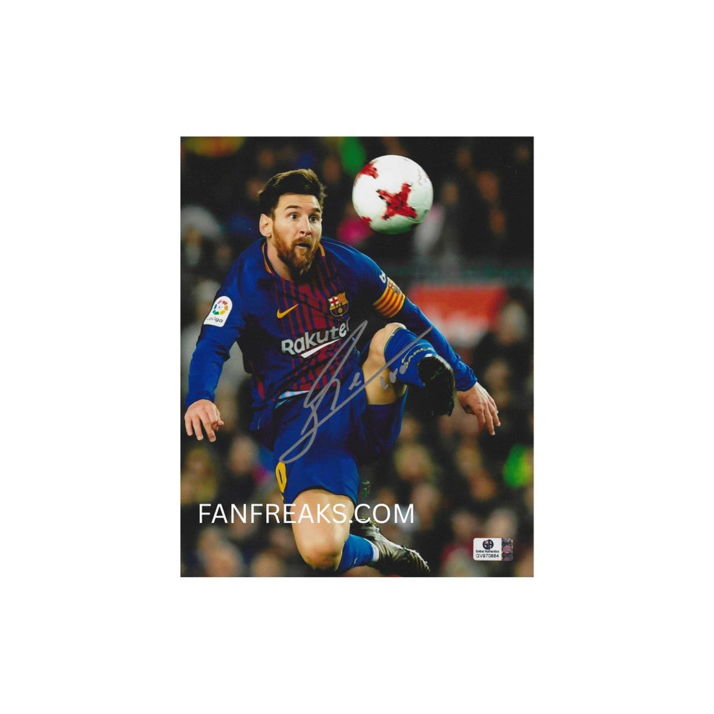 Autographed  Lionel Messi FC Barcelona 8x10 Photo Reprint