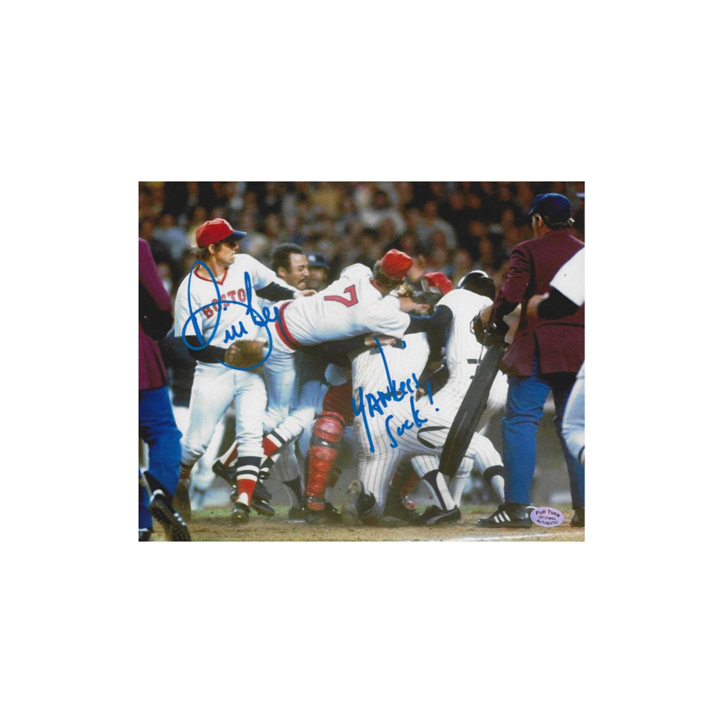 Bill Lee Boston Red Sox Autographed & Ins 8x10 Photo coa