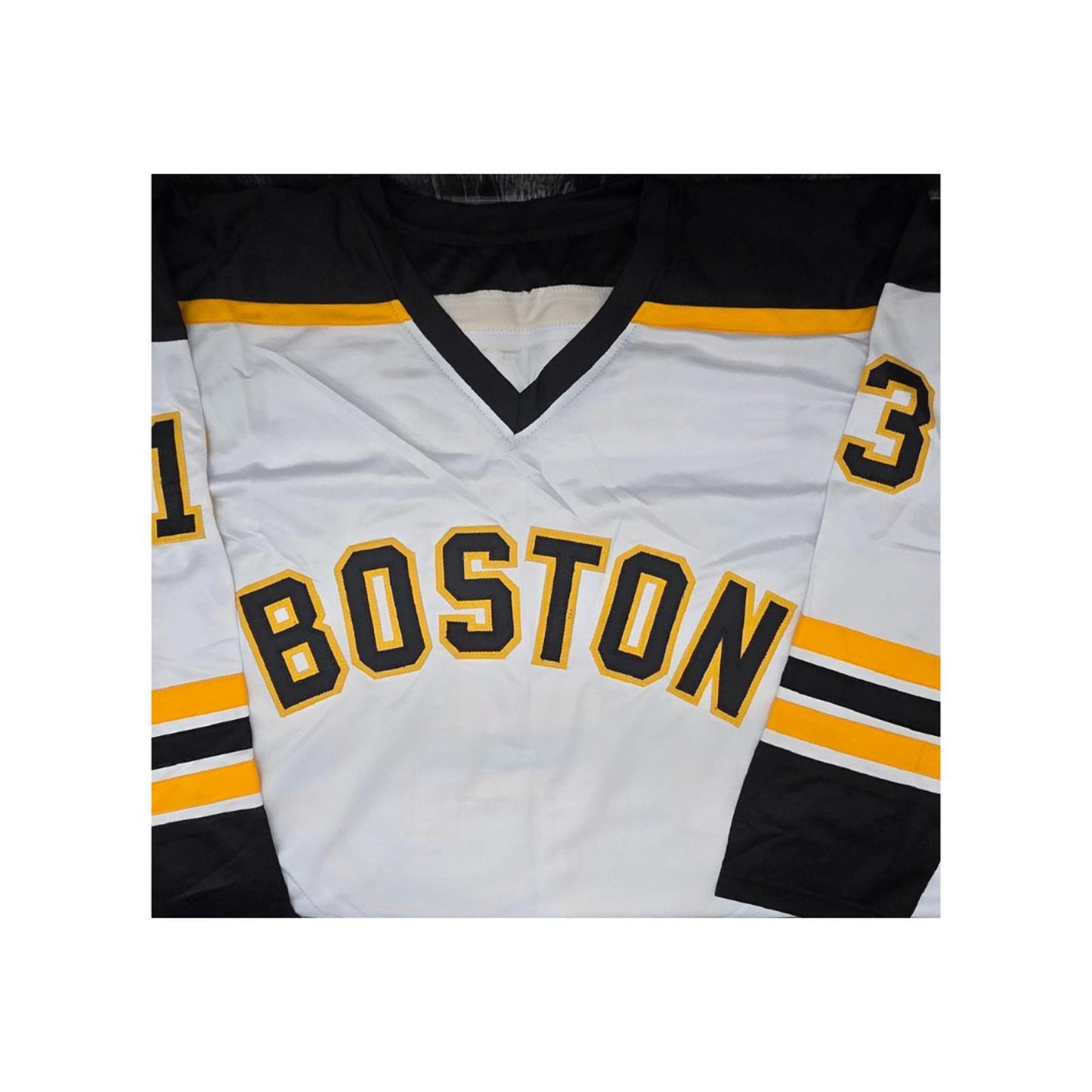 Charlie Coyle Boston Bruins Autographed Custom Hockey Jersey coa