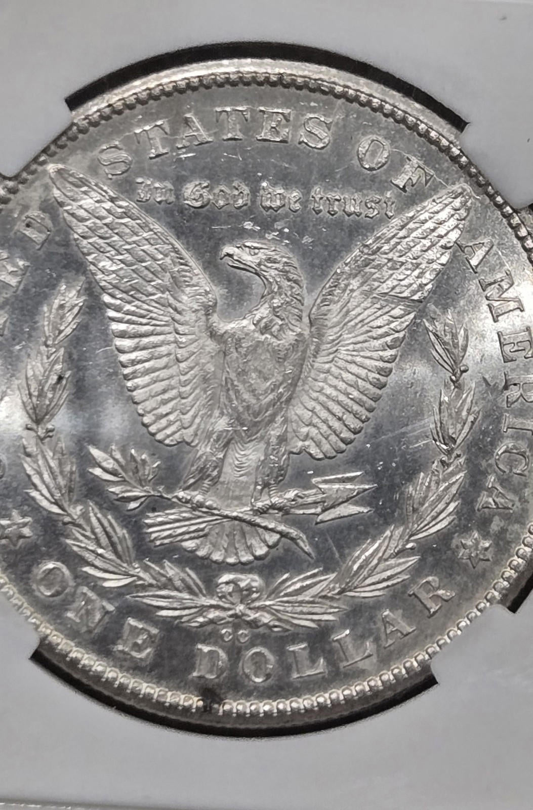 1878-CC $1 Morgan Silver Dollar 66 PL Coin Bullion Antique Brilliant MS Certifie