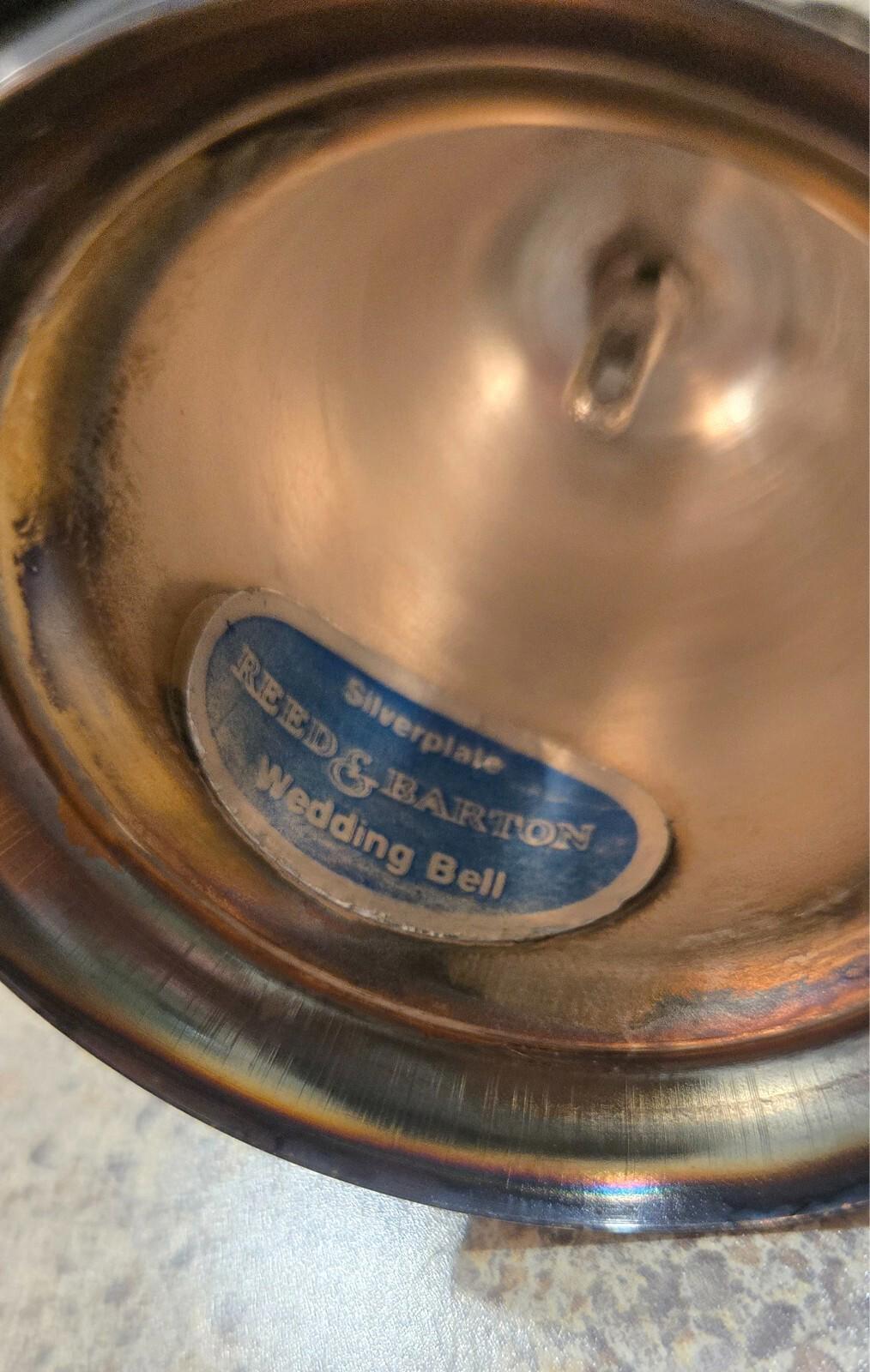 Reed and Barton Silver Plated Music Wedding Anniversary Bell