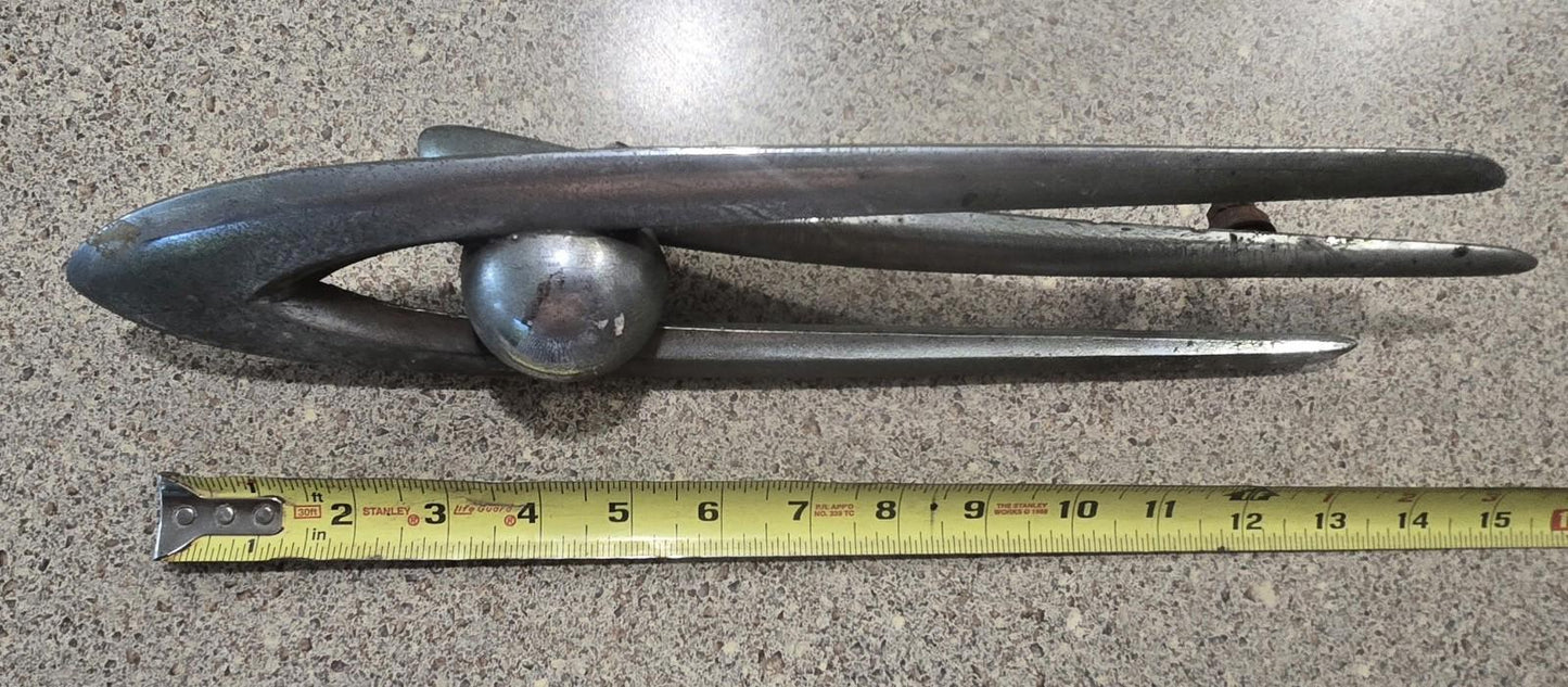 1955 Packard Patrician VTG Hood Ornament 10493 466446 Car Silver Chrome Art Deco
