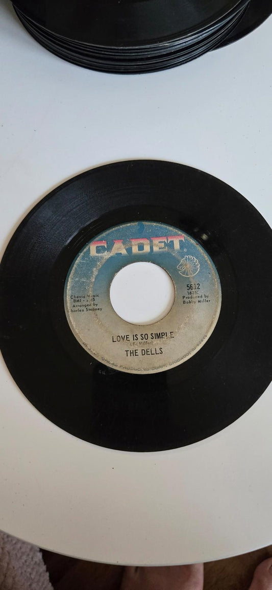 7-inch 45 RPM Vinyl Record"Stay in My Corner" "Love Is So Simple" By The Dells