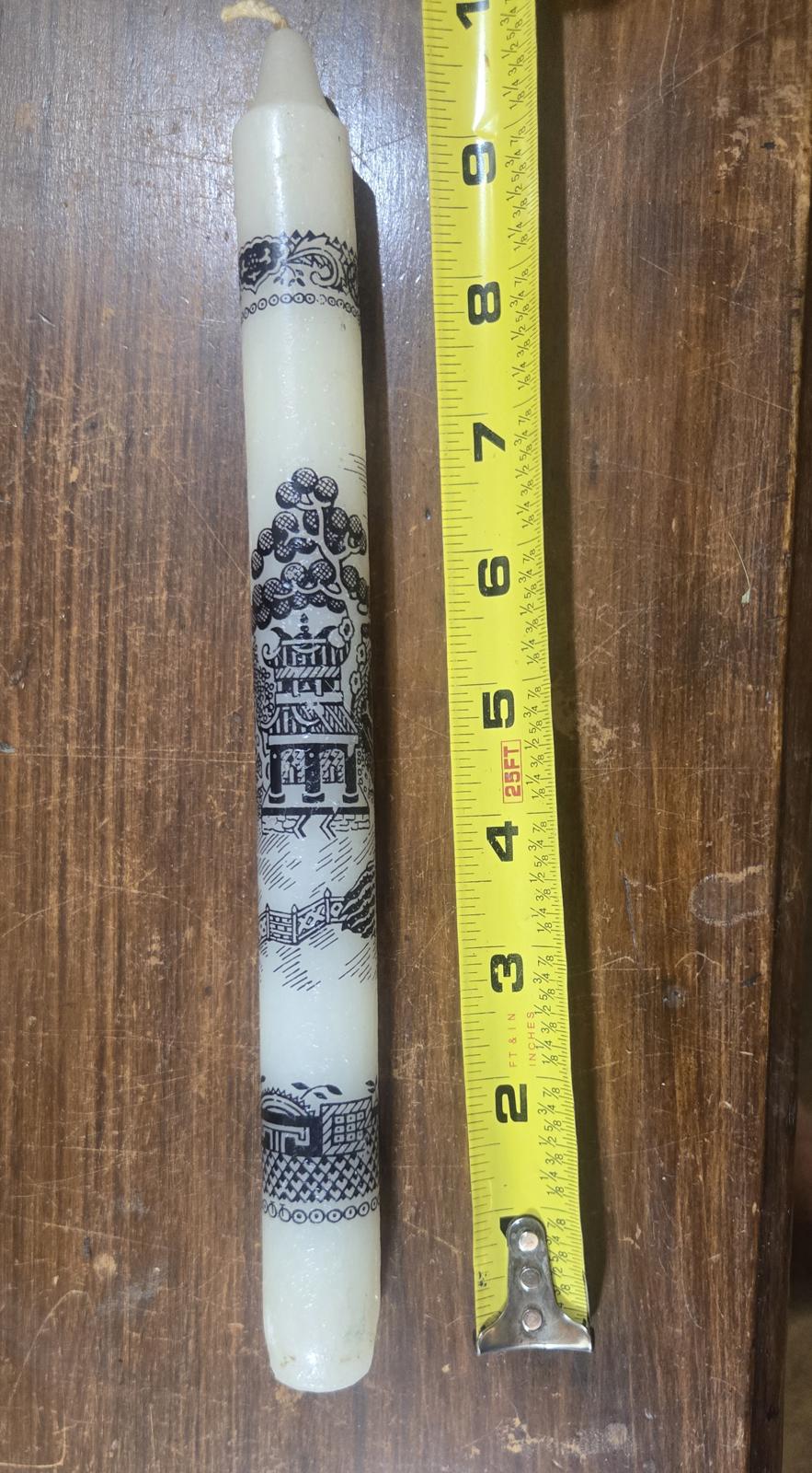 Decorative Candle Japanese-style Pagoda and Landscape