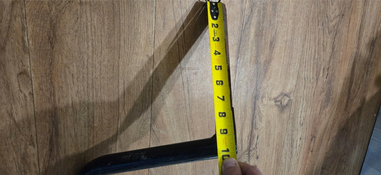 10" H x 35" L x 1" D Ape Hanger Motorcycle Handlebar Black