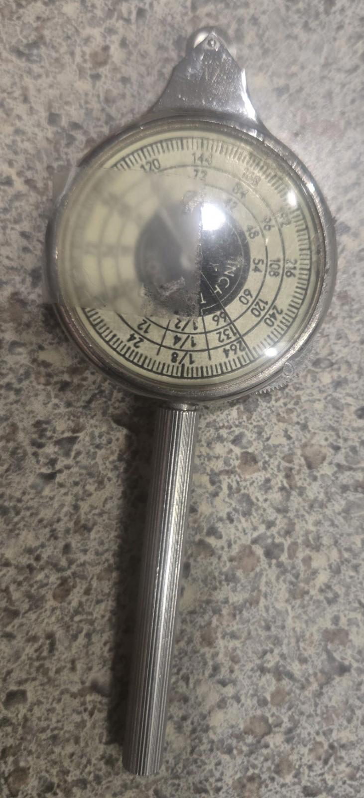 Brookestone Company Curvimeter Opisometer Vintage Mapping Tool