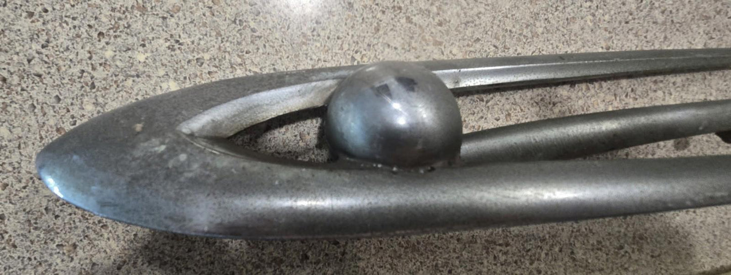 1955 Packard Patrician VTG Hood Ornament 10493 466446 Car Silver Chrome Art Deco